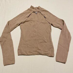 Love and Liberty Cutout Sweater Womens Size Medium Long Sleeve Top